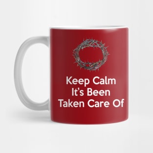 Keep Calm Jesus Crown of Thorns Christian Design Mug